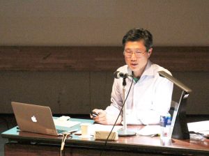 Dr Nishino at the 332nd Nichibunen Forum (November, 2019)